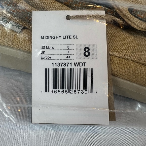 Sanuk Men’s Dinghy Lite SL Washed Tan Boat Shoe - Picture 8 of 11